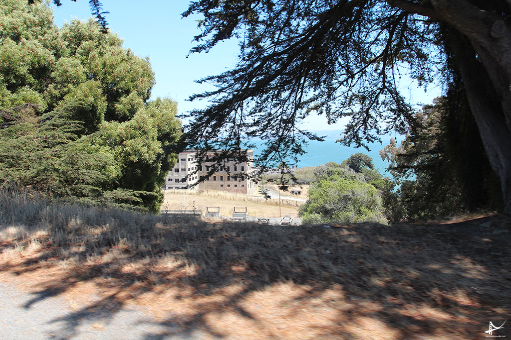 Battery Ledyard - plataforma dos mísseis em Angel Island