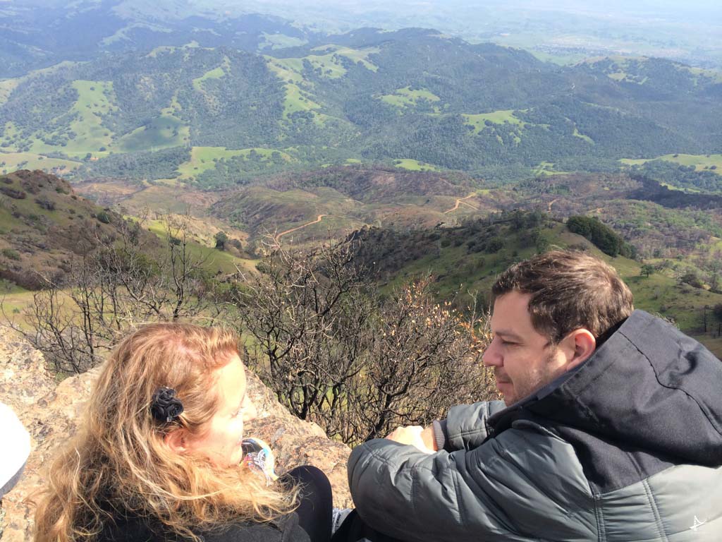 Eu e o maridão no Mt Diablo