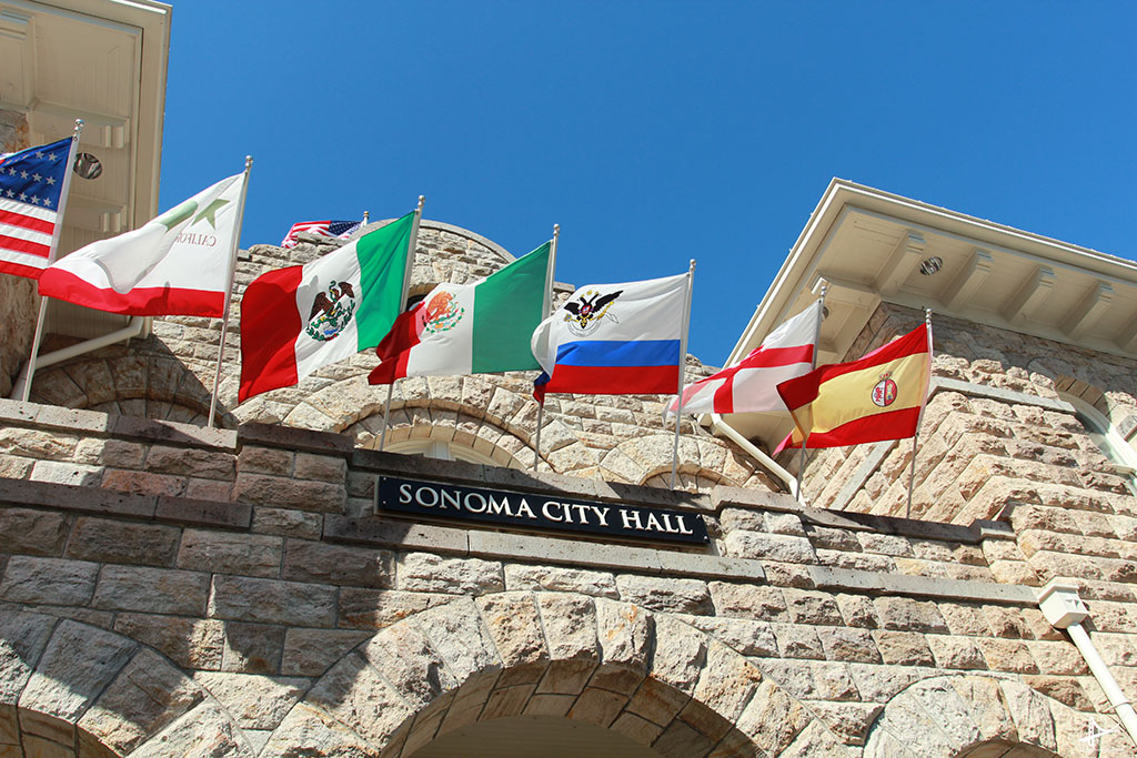 City Hall na cidade de Sonoma