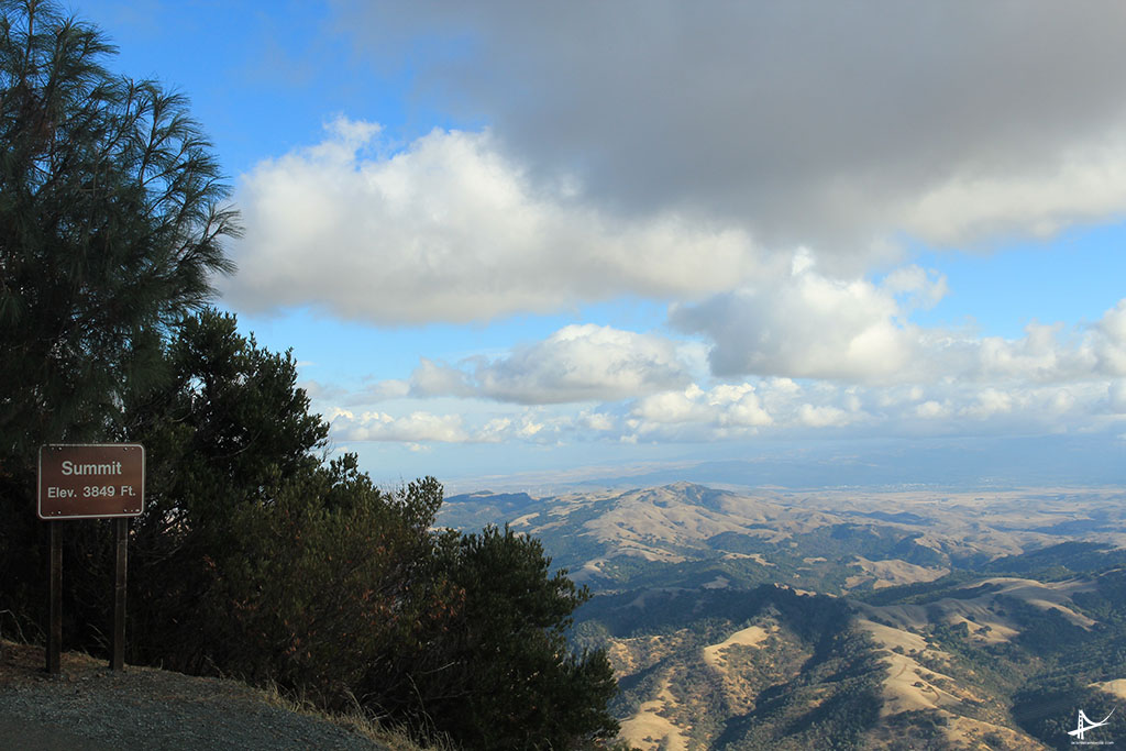 No alto do Mt Diablo