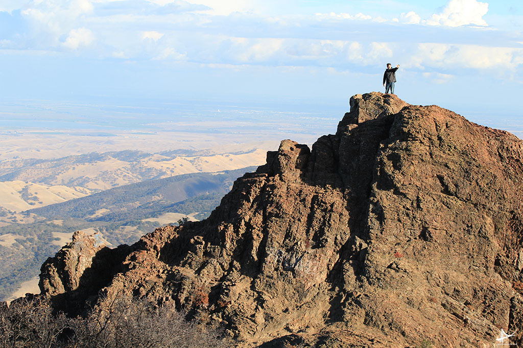 Nas montanhas do Mt Diablo