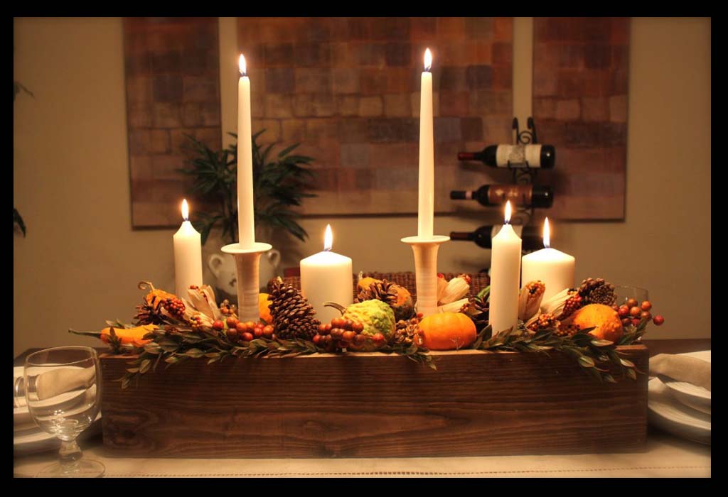 Decoração de Thanksgiving. Foto: Homeideasblog.com