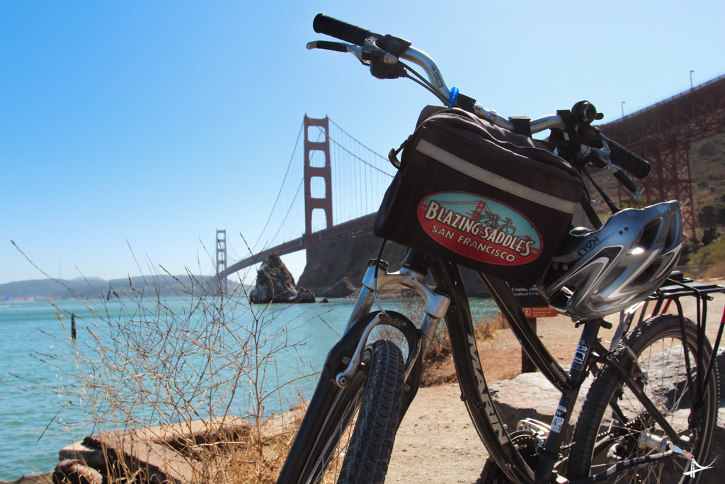 Bike pela Golden Gate Bridge