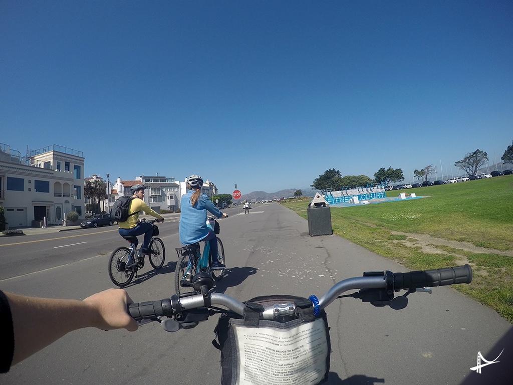 Bike na Marina rumo a Golden Gate