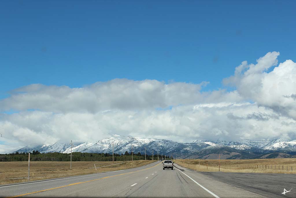 Estrada de Salt Lake City pro Yellowstone