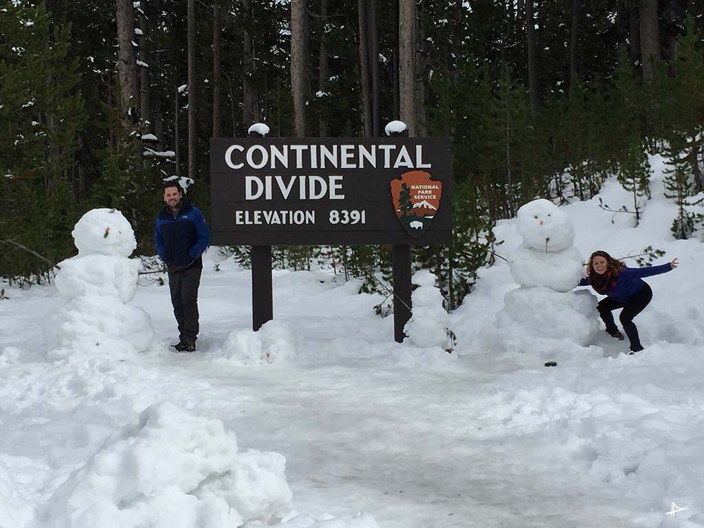 Continental Divide no Yellowstone