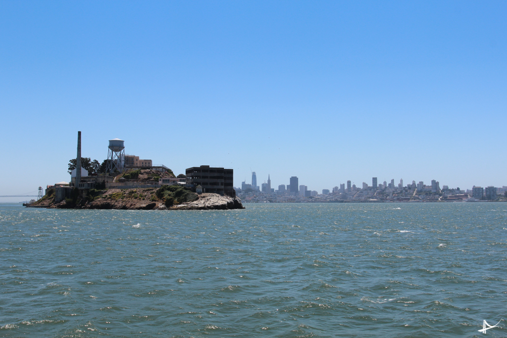 Alcatraz vista dos barcos
