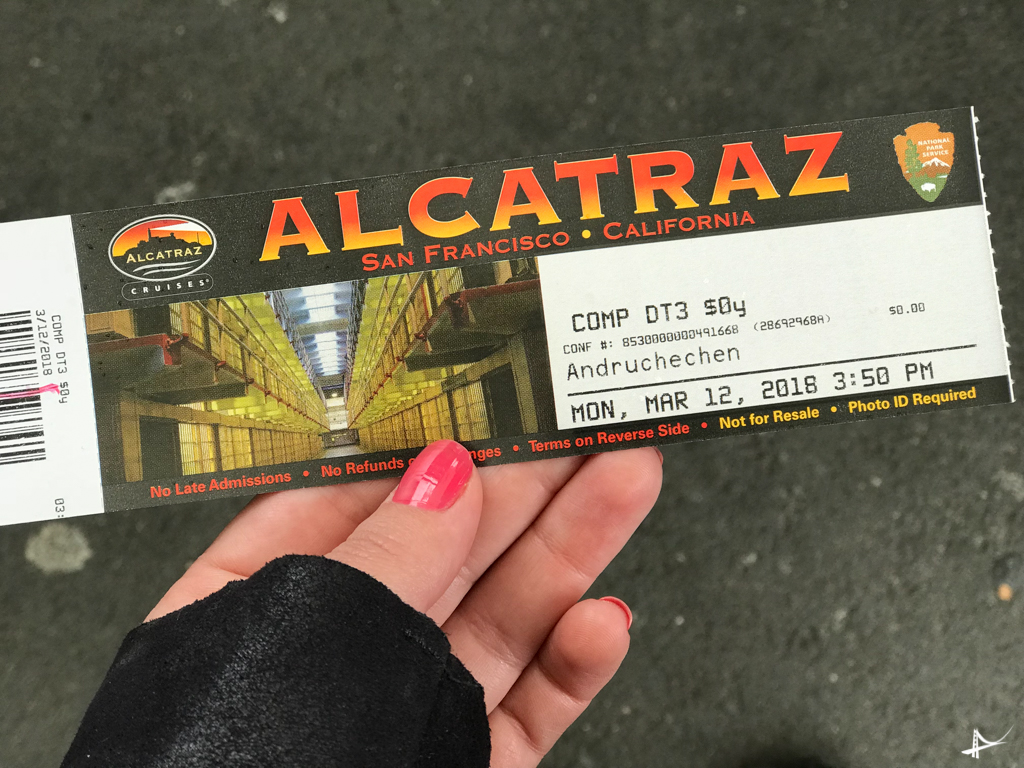 Ingresso para Alcatraz