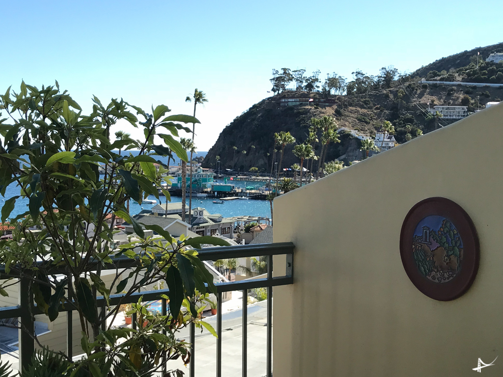 Terraço no Avalon Hotel em Catalina island
