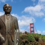 Joseph Strauss na Golden Gate Bridge