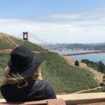 Vista da Golden Gate Bridge do Marin Headlands