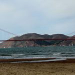 vista da golden gate bridge do Crissy Field