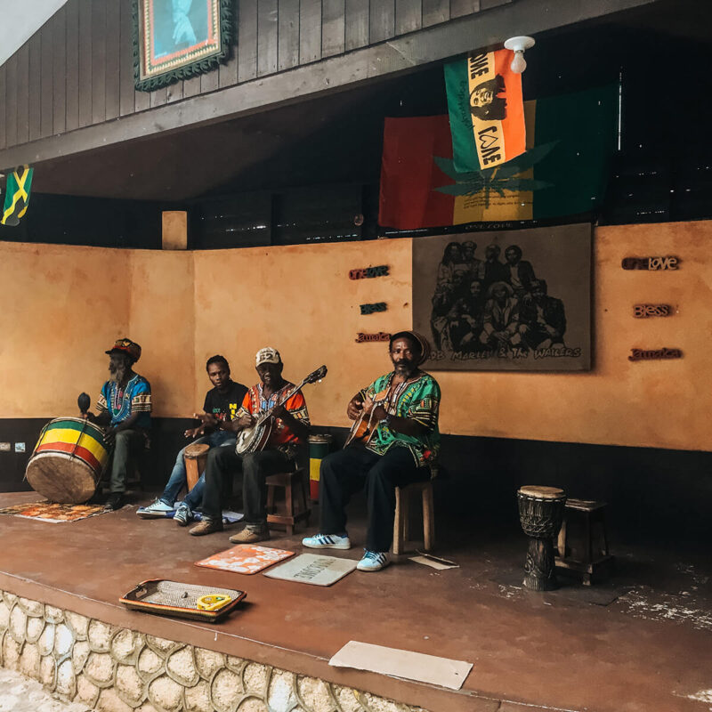 Reggae no museu de Bob Marley