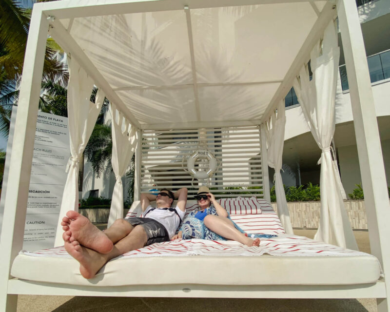 Cabana especial da Suite Moet em Puerto Vallarta
