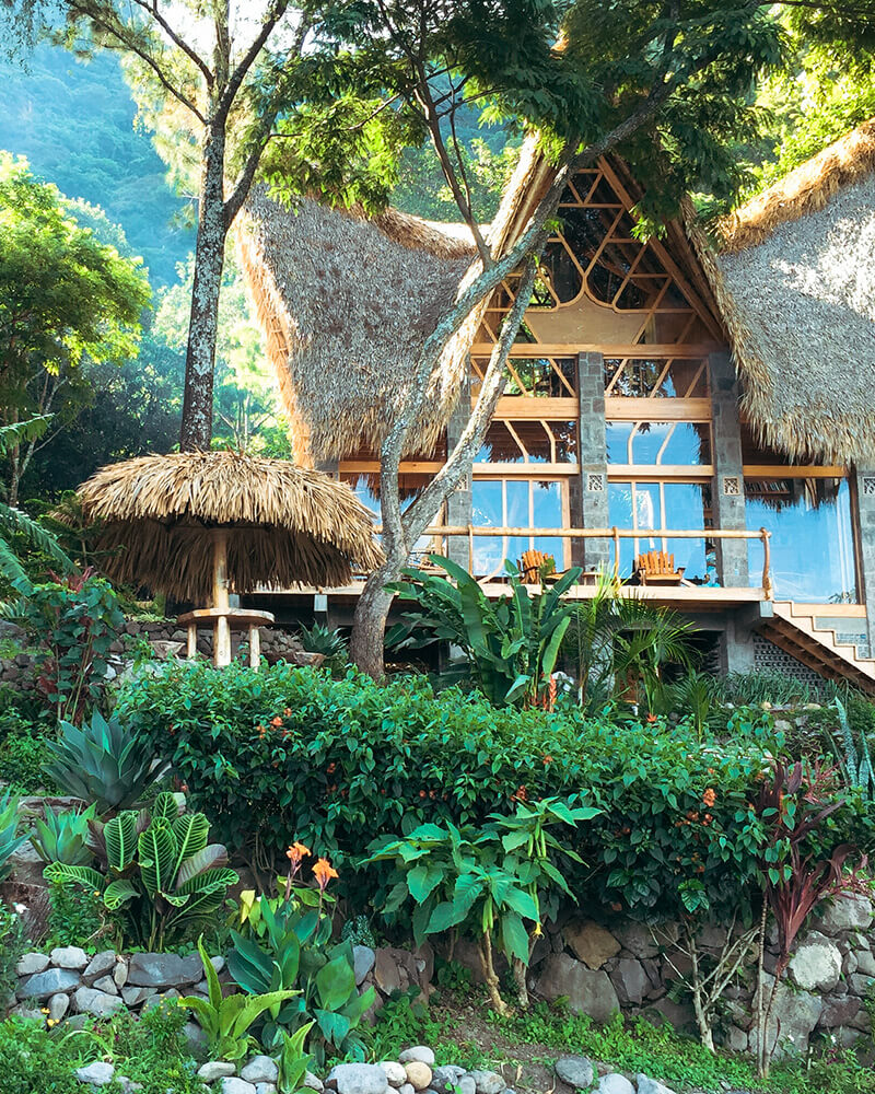 Hotel no Lake Atitlan na Guatemala