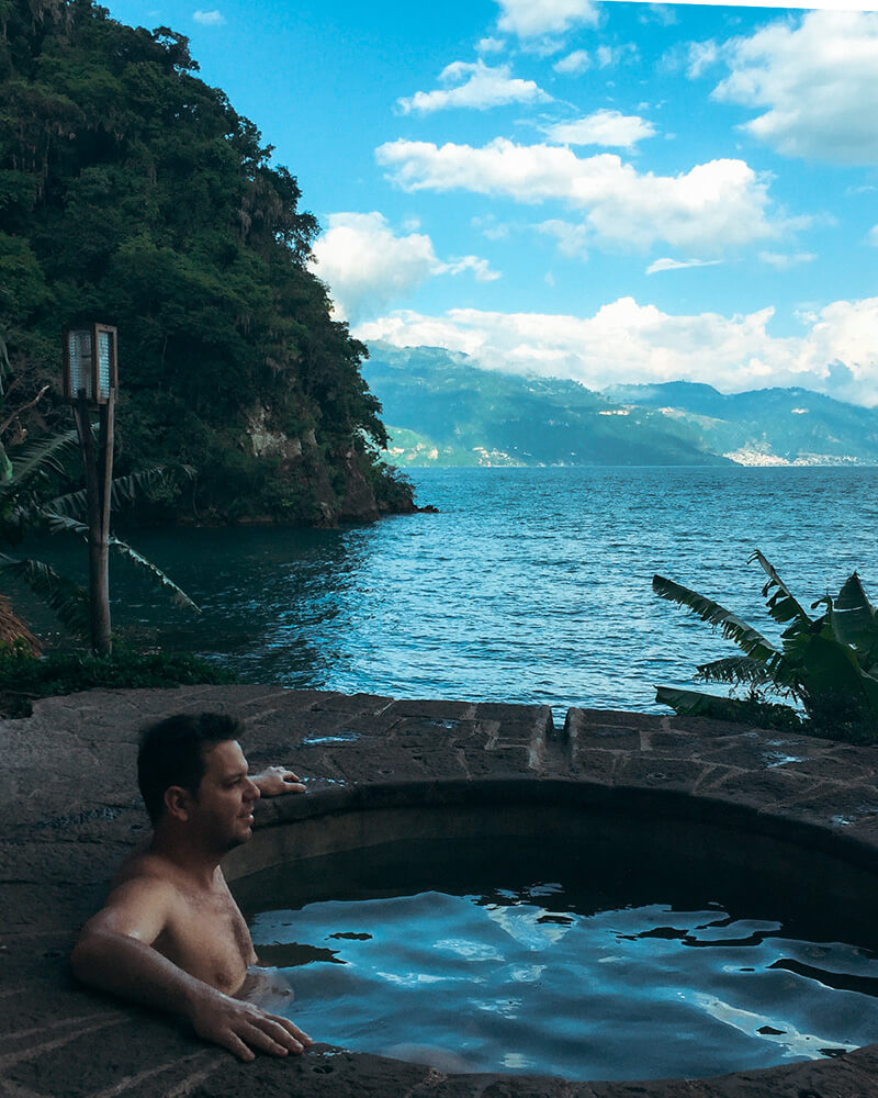 Hotel no Lake Atitlan na Guatemala