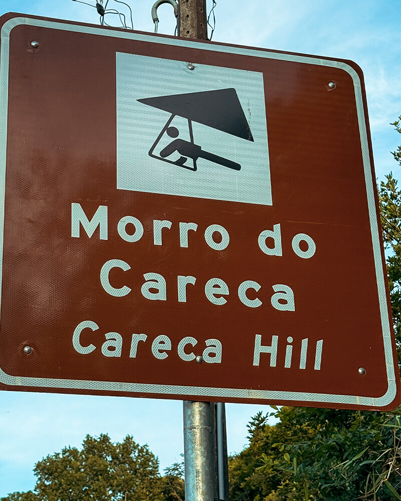 Placa do Morro do Careca em Balneário Camboriú