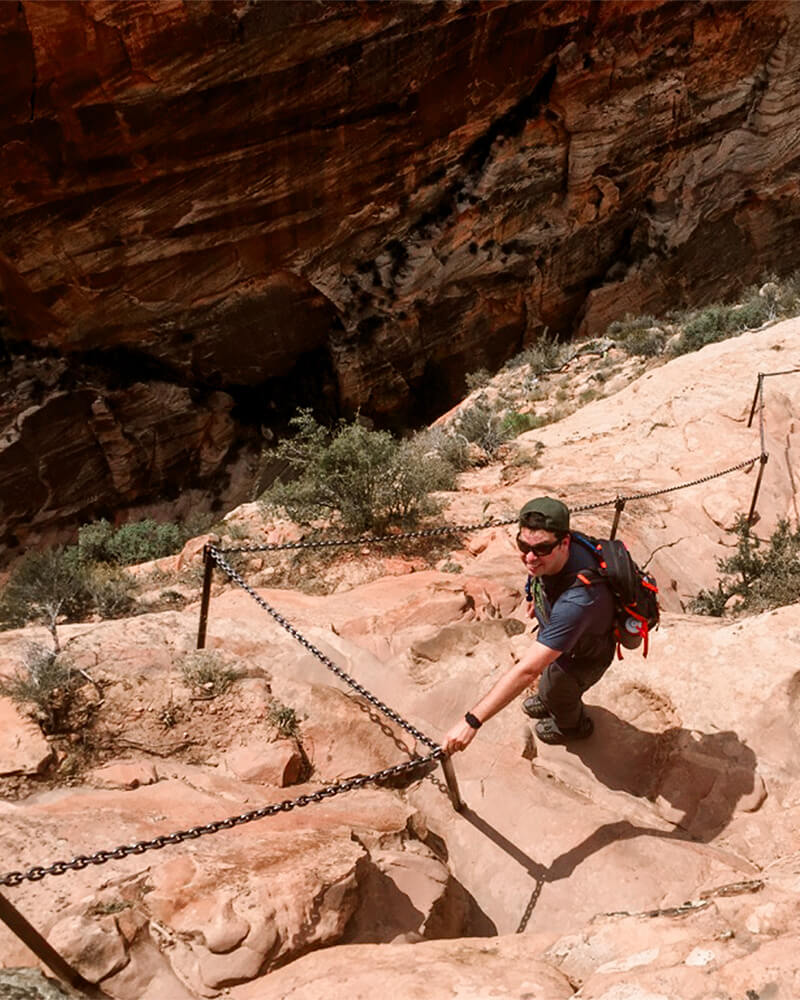 Angels Landing No Zion National Park