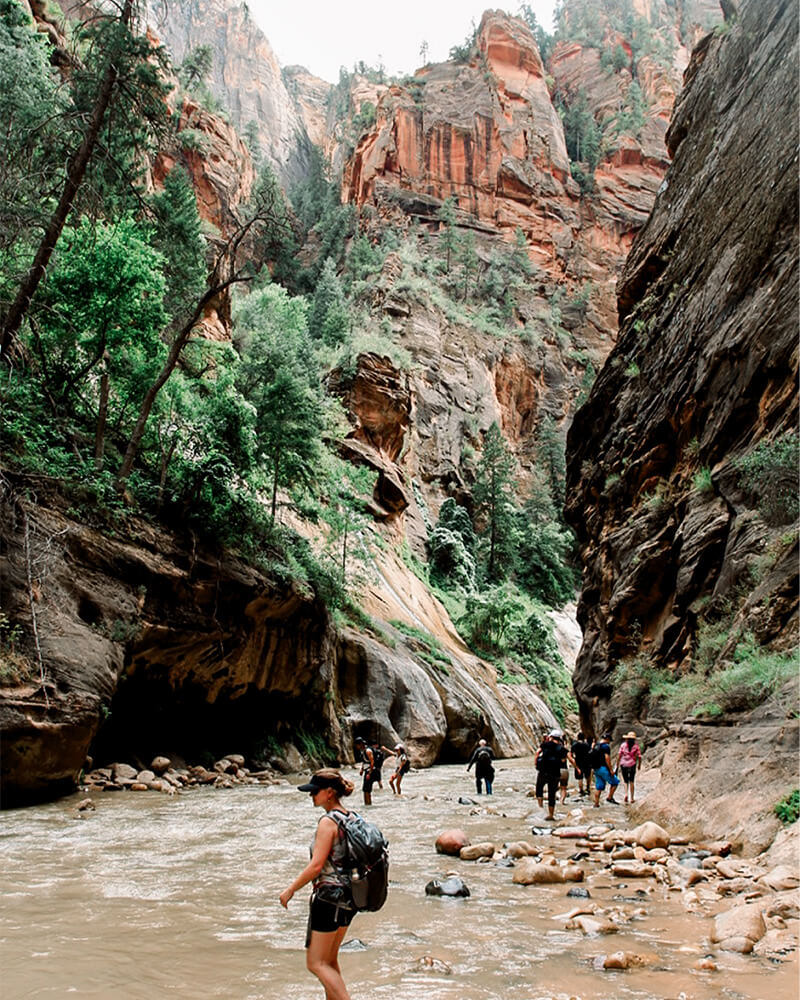 Narrow no Zion National Park