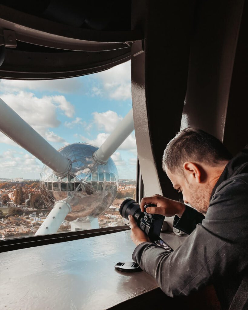 Foto do Átomo em Bruxelas