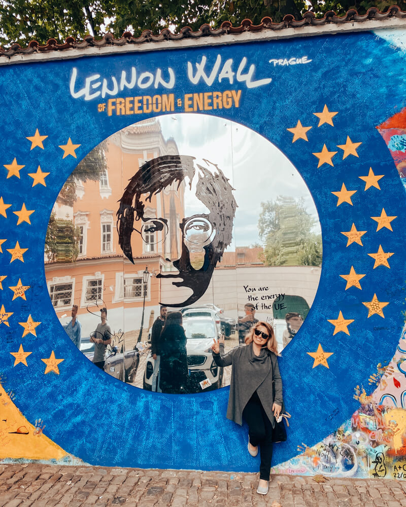 Mural de John Lennon em Praga